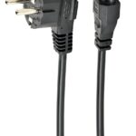 Καλώδιο Τροφοδοσίας Schuko σε C5 Μαύρο PC-186-ML12 GEMBIRD