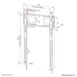 Επιτοίχια Βάση Οθόνης 50"–98" έως 100 kg WL30-750BL18P NEOMOUNTS - Image 19