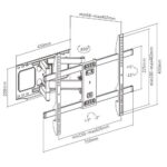 Επιτοίχια βάση τηλεόρασης 37"–80" VESA έως 600 × 400 mm WM-80ST-02 GEMBIRD - Image 17