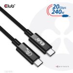 Καλώδιο USB4 Gen 2x2 USB-C 20Gbps 240W 2m CAC-1575 CLUB3D - Image 8
