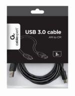 Καλώδιο USB-A σε USB-C 3 m USB 2.0 480 Mbps CCP-USB2-AMCM-10 GEMBIRD
