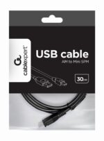Καλώδιο USB 2.0 USB-A σε Mini-USB 0,3 m CCP-USB2-AM5P-1 GEMBIRD - Image 2