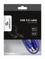 Καλώδιο USB-A σε Micro-USB B 0,5 m USB 3.0 CCP-MUSB3-AMBM-0.5M GEMBIRD - Image 3