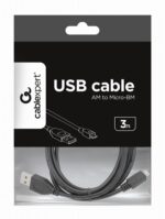 Καλώδιο USB 2.0 USB-A σε Micro-USB B 3 m CCP-MUSB2-AMBM-10 GEMBIRD - Image 4