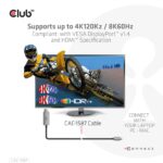 Ενεργό Καλώδιο USB-C σε HDMI 4K120Hz, 8K60Hz, 3 m CAC-1587 CLUB3D - Image 7