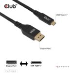 Καλώδιο USB-C σε DisplayPort 2.1, 2 m, 8K CAC-1563 CLUB3D - Image 10