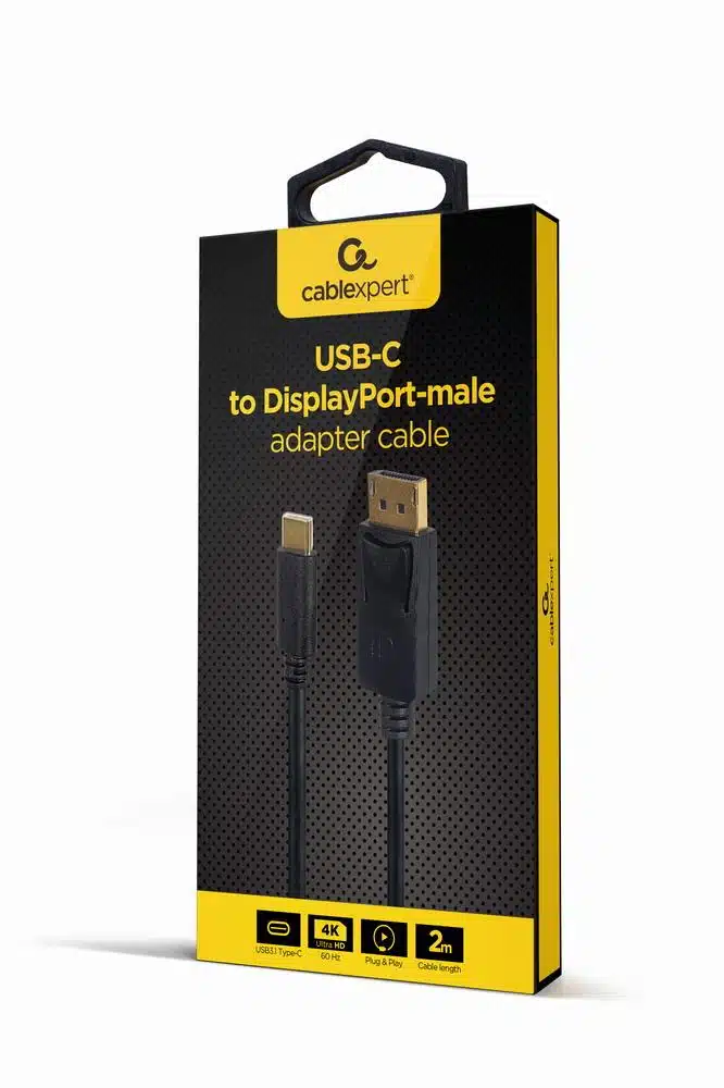 elko-50523-f95a1899bfaa Προσαρμογέας USB-C σε DisplayPort 4K 60Hz 2 m A-CM-DPM-01 GEMBIRD - Image 1