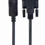 Καλώδιο DisplayPort σε DVI αρσενικό-αρσενικό 3 m CC-DPM-DVIM-3M GEMBIRD
