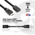 Καλώδιο Επέκτασης HDMI 5 m 4K 60 Hz CAC-1325 CLUB3D - Image 3