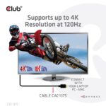 Καλώδιο HDMI 2.1 5 m 48 Gbit/s CAC-1375 CLUB3D - Image 2