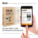 Καλώδιο HDMI 2.1 5 m 48 Gbit/s CAC-1375 CLUB3D - Image 9