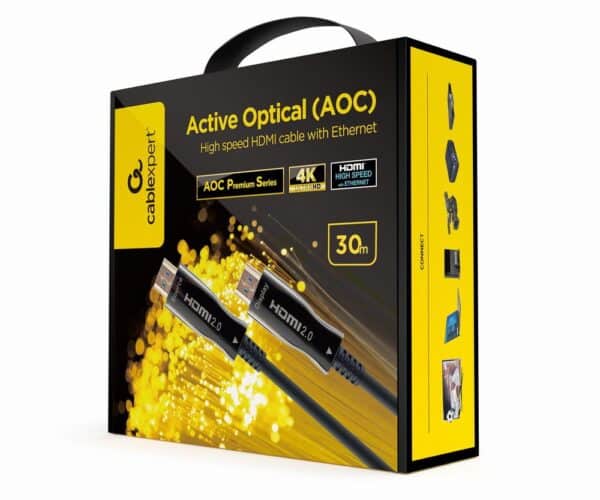 Καλώδιο HDMI Οπτικής Ίνας 30 m 4K 60 Hz CCBP-HDMI-AOC-30M-02 GEMBIRD