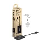 Αντάπτορας USB-C / USB-A σε 2 HDMI 4K 60Hz με DisplayLink CSV-1475, Μαύρος – Club3D - Image 3