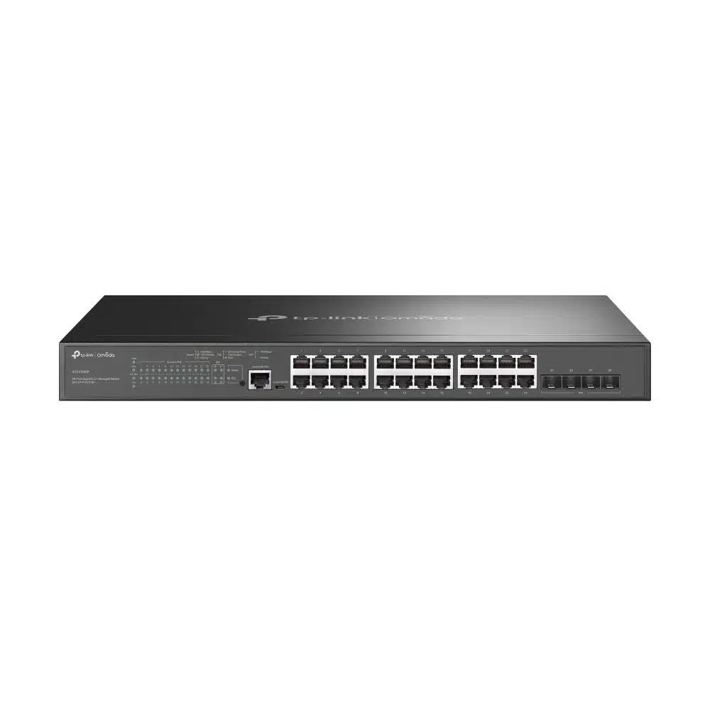 elko-51544-30a79eb1e8ec Διαχειριζόμενο Switch L2+ Gigabit 24 θυρών PoE+ 384W SG3428MP TP-LINK - Image 1