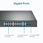 Μη διαχειριζόμενο Switch Gigabit 18 θυρών με PoE+ 250W TL-SG1218MP TP-LINK - Image 6