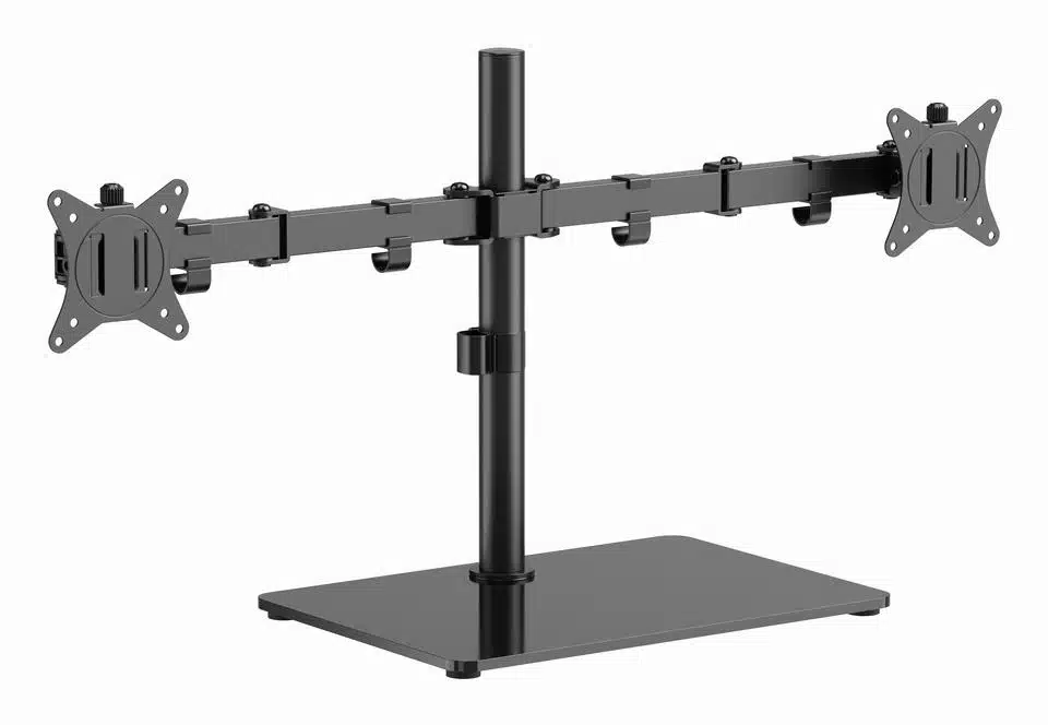 elko-51693-10d15c9ef3b8 Βάση Γραφείου για 2 Οθόνες έως 32" με Ρύθμιση Κλίσης MS-D2ST-01 GEMBIRD - Image 1