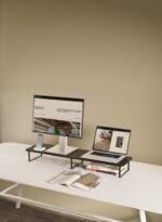 Βάση Οθόνης και Laptop για 2 Οθόνες, 20 kg MS-TABLE2-01 GEMBIRD - Image 13