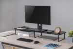 Βάση Οθόνης και Laptop για 2 Οθόνες, 20 kg MS-TABLE2-01 GEMBIRD - Image 12