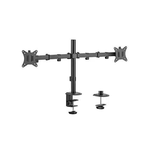 elko-51815-4961f70decea Βάση Γραφείου για 2 Οθόνες έως 32" με Ρυθμιζόμενους Βραχίονες MA-D2-01 GEMBIRD - Image 1