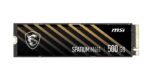 SSD 500GB M.2 PCIe 4.0 NVMe SPATIUM M461 S78-440K260-P83 MSI - Image 2