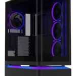 Κουτί Υπολογιστή ATX με Καμπύλο Tempered Glass και 4 ARGB Ανεμιστήρες PRIME AP304 TG ARGB BLACK 90DC0110-B19000 ASUS