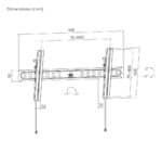 Επιτοίχια βάση τηλεόρασης με κλίση 43–95″ WM-95T-PRO-01 GEMBIRD - Image 5