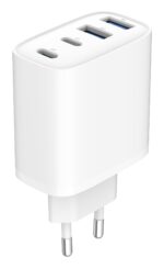 Φορτιστής USB 4 Θυρών GaN 40W με USB-C PD και Quick Charge 3.0 TA-UC-2A2C-PD40-01-W GEMBIRD - Image 3