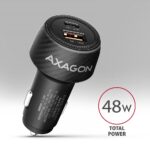 Φορτιστής Αυτοκινήτου USB-C και USB-A 48W PD 3.0 και Quick Charge 4+ PWC-PQ48 AXAGON - Image 2