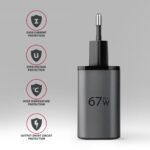 Φορτιστής Τοίχου GaN USB-C και USB-A 67W PD 3.0 ACU-PQ67D AXAGON - Image 6