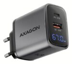 Φορτιστής Τοίχου GaN USB-C και USB-A 67W PD 3.0 ACU-PQ67D AXAGON