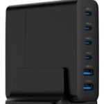 Φορτιστής USB 6 Θυρών 75W GaN PD και QC 3.0 TA-UC-2A4C-PD75-01-BK GEMBIRD
