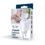 Φορτιστής USB με 2 θύρες USB-A 24W TA-UC-2A12-01 GEMBIRD - Image 8