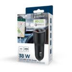 Φορτιστής Αυτοκινήτου USB-C και USB-A 38W PD και Quick Charge 3.0 TA-UC-AC2PDQC38-CAR-01 GEMBIRD - Image 9