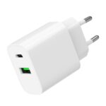 Φορτιστής USB-C και USB-A 20W PD και Quick Charge 3.0 TA-UC-PDQC20-01-W GEMBIRD - Image 4