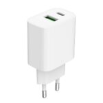 Φορτιστής USB-C και USB-A 20W PD και Quick Charge 3.0 TA-UC-PDQC20-01-W GEMBIRD - Image 3