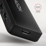 USB Hub 4 Θυρών USB-A 5Gbps με Είσοδο Τροφοδοσίας USB-C HUE-C1A AXAGON - Image 4