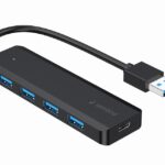 USB Hub 4 Θυρών USB 3.1 Gen 1 5Gbps UHB-U3P4P-02 GEMBIRD