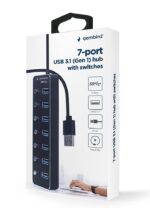 USB Hub 7 Θυρών USB 3.2 Gen 1 UHB-U3P7P-01 GEMBIRD - Image 4