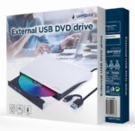 Εξωτερικός Εγγραφέας CD/DVD USB-C 24x/8x DVD-USB-031-BW GEMBIRD - Image 2