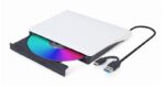Εξωτερικός Εγγραφέας CD/DVD USB-C 24x/8x DVD-USB-031-BW GEMBIRD