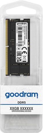 Μνήμη RAM Laptop 16GB DDR5 5600MHz CL46 GR5600S564L46S/16G GOODRAM