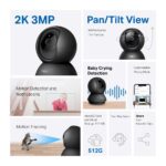 Κάμερα Ασφαλείας Wi-Fi Εσωτερικού Χώρου 2K 3MP με Pan/Tilt TAPOC211 TP-LINK - Image 3