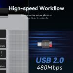 Αναγνώστης Καρτών microSD USB-C 2.0 CLMH0 VENTION - Image 4