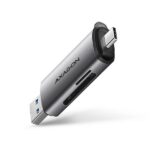 Αναγνώστης Καρτών Μνήμης SD και microSD USB-A/USB-C 3.0 CRE-SAC AXAGON - Image 2