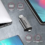 Αναγνώστης Καρτών Μνήμης SD και microSD USB-A/USB-C 3.0 CRE-SAC AXAGON - Image 5