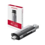 Αναγνώστης Καρτών Μνήμης SD και microSD USB-A/USB-C 3.0 CRE-SAC AXAGON - Image 12