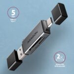 Αναγνώστης Καρτών Μνήμης USB-C και USB-A 5Gbps CRE-DAC AXAGON - Image 2