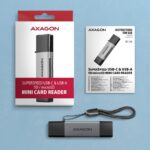 Αναγνώστης Καρτών Μνήμης USB-C και USB-A 5Gbps CRE-DAC AXAGON - Image 7