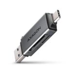 Αναγνώστης Καρτών Μνήμης USB-C και USB-A 5Gbps CRE-DAC AXAGON