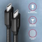 Καλώδιο USB-C σε USB-C 2 m USB 3.2 Gen 1 PD 60W BUCM3-CM20AB AXAGON - Image 3